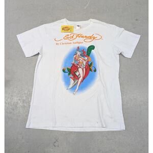 Vintage Y2K Ed Hardy Pin Up Tattoo Art T-shirt